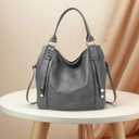 Vintage Large PU Hobo Tote Bag, Satchel Purse with Strap Women