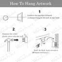 2 x Woxfcart Musical Snowman Christmas Wall Art Canvas Print, Winter Holiday Snow Scene with Snowmen Band, Home Decor, 15 x 12 inche (Xmas-25-14)