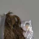 mengli-99 Hair Bun Hairpiece Messy Bun Hair Piece Natural Straight Side Comb Clip in Hair Bun Adjustable Synthetic Hairpiece for Women Women Chignon(Dark Brown Mixed Light Auburn)