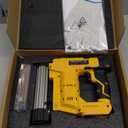 18 Gauge Cordless Brad Nailer & Staple for Dewalt 20V MAX Battery(No Battery), 2 in 1 Electric Nail with 1000 Brad Nails and 1000 Staples for Home Improvement, DIY and Woodworking