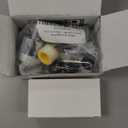 YYKBZ 1440° Rotating Sink Water Filter Faucet Extender Aerator, 2 Mode Swivel For Bathroom/Kitchen Skin Face Eye Wash,Brass Long Arm Extension For Toddlers,Multiple Adapters With 9pcs Filters