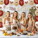 Espresso Martini Decor, Glitter Banner Hanging Swirl Decoration Balloon for A Tiny Bit Older Birthday Decoration Martini Party Decorations Bachelorette Bridal Shower Tiny Bar Party Supply Brown