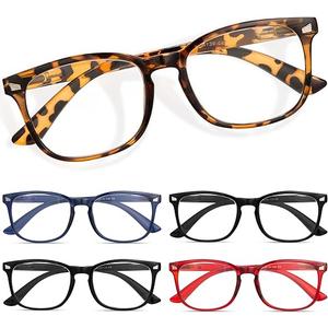 CCVOO Reading Glasses for Women/Men, Eyeglasses, Blue Light Readers for Women/Men, Computer Eye Glasses, Cheaters, Color: *C1 Mix, +1.0