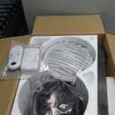 Ceiling Fans with Lights, 42 Inch Low Profile Ceiling Fan with Light and Remote/App Control, Flush Mount, Reversible, 3CCT, Dimmable, Noiseless, Black Ceiling Fan for Indoor/Outdoor Use