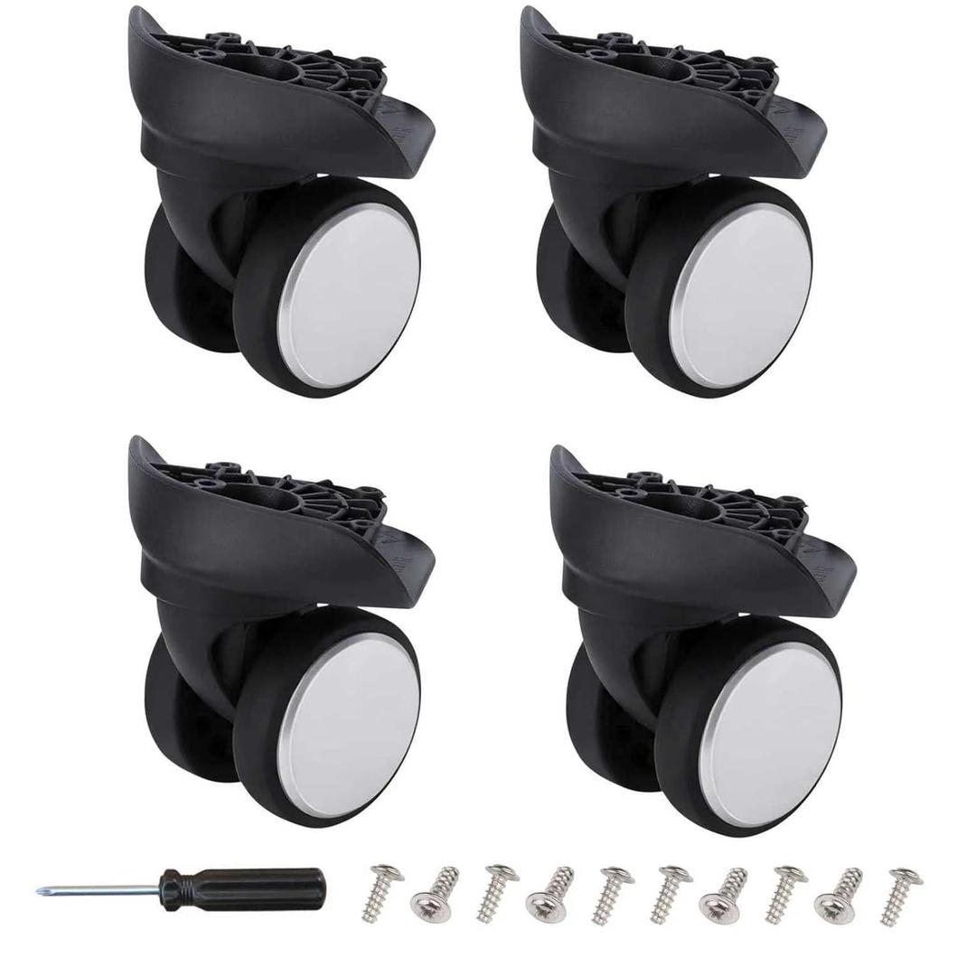 4 Pack Luggage Wheels Replacement Kit Compatible with Samsonite Freeform Hardside Carry-On Luggage, Easy to Install, Silent & Durable
