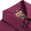 COEVALS CLUB Men's Western Plaid Pearl Snap Buttons Two Pocket Casual Short Sleeve Shirts (M)