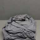 LuxClub 5 PC Split King Sheet Set, Deep Pockets Wrinkle Free Cooling Bed Sheets Hotel Bedding for Women, Men, Includes 2 Fitted Sheet, 1 Flat Sheet and 2 PillowcasesSoft Light Grey