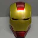 Open/Close Wearable Helmet with Eyes Glowing for Kids and Teens Mask Costume and Role-Play Dress Up, Ideal for Birthdays, Christmas, Halloween(Child Size)