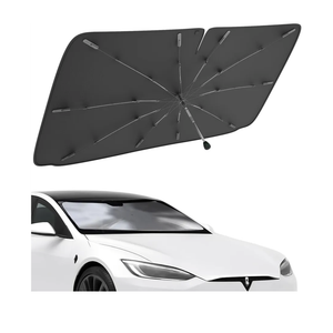 Car Windshield Sunshade Umbrella – Sun Shade for car Windshield Blocks UV Rays & Heat, Keeps Interior Cool, Foldable Sun Visor Cover with Universal Fit for Front Windows(56" L x 31" W)