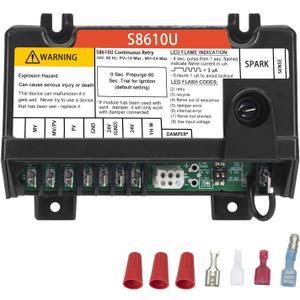 S8610U Furnace Control Board Module Compatible with Honeywell S8610U3009 S8610U1003 Intermittent Pilot Control Universal Ignition Module Universal Ignition Module