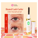 Grande Cosmetics LASH-LIFT Heated Lash Curler - Rechargeable, Travel-Friendly, with 2 Heat Settings - White