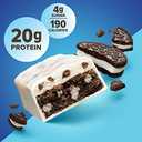 Pure Protein Cookies And Cream Protein Bars 20g Protein, 3g Sugar, 190 Calories (12 count) Low Sugar* High Protein Snack - Gluten Free - Perfect for a Healthy Snack (EXP 07/24/26)