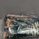 Artoid Mode Green Santa Claus Deer Christmas Area Rug, Winter Home Decor Low-Profile Non-Slip Washable Large Rug for Living Room Bedroom Farmhouse Dining Room Kids Playroom 5x7 Feet