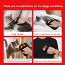 2-Pack Pet Hair Remover, Electrostatic Pet Hair Removal Gloves, Reusable Cat & Dog Hair Remover for Couch, Furniture, Carpet, Curtain, Upgraded Animal Fur Removal Tool