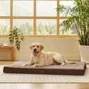 Bedsure XXL Dog Bed, Giant Pet Bed with Washable Cover, 53x36 Inch Brown