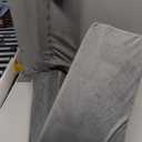 Vekkia Queen Bed Wedge Pillow for Headboard Gap Filler(0-3.5"),High-Density Foam,Prevents Pillows & Items Loss,Ergonomic Design,Large Storage Pockets,Removable&Washable Cover,Gray,60"x7"x5"