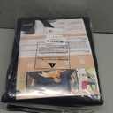 F-color SUV Cargo Liner for Dogs, Heavy Duty Water Resistant Pet Cargo Cover Dog Seat Cover Mat for Mid-Size SUVs Sedans Vans with Bumper Flap Protector, Non-Slip, Standard Size Universal Fit, Black (Standard: 55" x 91")