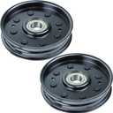 2 Pack AM37249 Pulley Replaces John Deere AM37249 Idler Pulley John Deere AM37249 for John Deere GT235 GT275 GTX38 LX176 S2554 X300 Tractor