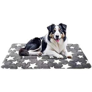 Dog Bed mat Pet mat Dog Box mat Machine Washable Grey (26x20x1.5in)