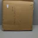 Nuanchu 25 Inches Metal LED Snowflake Lights Large Christmas Battery Operated Lights Outdoor Decor Lighted Hanging Ornament Set Hanging Ornament for Window Indoor Yard Winter Home Decor(1 Pcs)