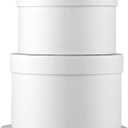 Round Gift Boxes with Lids Flower Boxes for Arrangements White Round Boxes Set of 4 Nesting Gift Boxes with Lids for Flowers Arrangements Empty, Bridesmaid, Proposal, Wedding, Birthday, Party Favor