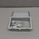 Outdoor Electrical Junction Box Waterproof IP65, Thicken ABS Plastic Project Enclosure Weatherproof with 1 Grid Mounting Plate, 2 Cable Glands, 4 Wall Brackets and 8 Screws (Small: 5.9"x3.9"x2.8")