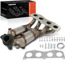 A-Premium Front Exhaust Manifold Catalytic Converter Kit Direct-Fit Compatible with Toyota RAV4 2001 2002 2003 2.0L, EPA Compliant, Replace# 2505128260