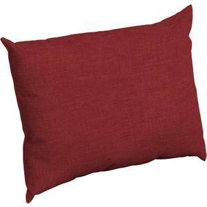 Arden Outdoor Cushion Pillow Back, 23 x 17, Rain-Proof, Fade Resistant 17 x 23, Ruby Red Leala (17"H x 23"W x 5"D)