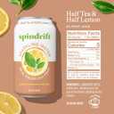 Spindrift Sparkling Water, Half Tea & Half Lemon Flavored, Made with Real Squeezed Fruit, 12 Fl Oz Cans, Pack of 24 (Only 5 Calories per Can) (EXP 11/30/26)