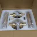 EIDEARAY Battery Operated Wall Sconces, Wall Sconce Set of 2, 3000K-6500K Gold Rechargeable Wall Lamp with Remote, Indoor Non-Hardwired Wall Sconce, Modern Vanity Light for Bedroom, Living Room, Aisle