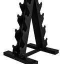 CAP Dumbbell Stand, A-Frame Weight Storage Rack for Dumbbells, Barbell Holder, Heavy Duty Dumbbells Storage with T Bar Row Attachment for Home Gym (Stand Only)