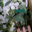 Ling's Moment 17.5" Tall Free Standing Artificial Flowers Arrangements 4 pcs Fall Wedding Aisle Runner Chair Decorations Lily of The Valley Ceremony Reception Rose Floral Party Outdoor Centerpieces