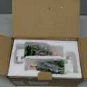 2 Pack Ceramic Christmas Tree Night Light,Vintage Decorative Xmas Tree Nightlight with Multicolor Bulbs, Christmas Gift for Bedroom Bathroom Decor (Green)