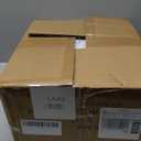 Faux Jute Non-Slip Area Rug, 5x7 Washable Pet-Friendly Floor Mat for Living Room, Bedroom, Entryway, Machine Woven Durable Scratch Resistant Carpet, Brown