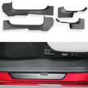 Door Sill Protector Compatible with Tesla Model 3 2024-2025 4 PCS TPE Anti-Scratch Front and Rear Door Entry Guard for Model 3 Highland Accessories