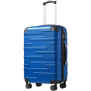 Coolife Luggage Suitcase Carry-on Hardside Travel Luggage TSA Lock Spinner Telescopic Handle (M(24in), blue) Coolife Luggage Suitcase Carry-on Hardside Travel Luggage TSA Lock Spinner Telescopic Handle (M(24in), blue)