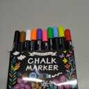 Window Chalk Markers for Glass Washable, 10 Colors Jumbo Liquid Chalk Marker with 10mm 3 in 1 Nib Thick Wide Tips, Big Chalkboard Markers, Car Paint Pen for Auto, Bistro, Mirror, Poster, Blackboards