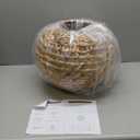 Boho Pendant Lights Kitchen Island Rattan Lights Fixture for Dining Room 15.8" Hand-Woven Chandelier Weaving Hanging Ceiling Light for Restaurant Living Room Bedroom Foyer Hallway