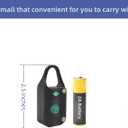 Small Fingerprint Padlock for Locker, Rechargeable Bluetooth Mini Locker Lock, Small Electronic Biometric Padlock for Gym Locker, Suitcase, Backpack, Use with APP