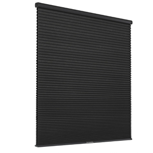 Joydeco Cellular Shades Blackout, Black Honeycomb Blinds for Windows Cordless, Free-Stop Cordless Shades for Windows Bedroom, Office, Living Room, Kitchen (48" W x 72" H) (48" W x 72" H Ready Made)