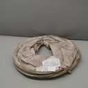 3 Sprouts Kids Play Tunnel - Pop Up Collapsible Tunnels with Recycled Fabric - Fun Crawling Tunnel for Toddler, Baby, Children to Crawl Through, Gross Motor Toy for Indoor Play - Checkered Beige