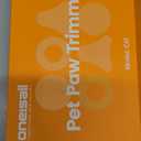 oneisall Dog Clippers with Double Blades,Cordless Small Pet Hair Grooming Trimmer,Low Noise for Trimming Dog's Hair Around Paws, Eyes, Ears, Face, Rump (White)