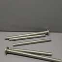 Brushed Nickel Shower Curtain Rod 31 to 80 Inch,1 Inch Diameter Adjustable Spring Tension Stainless Steel Telescoping Rod,Easy Install,No Rust