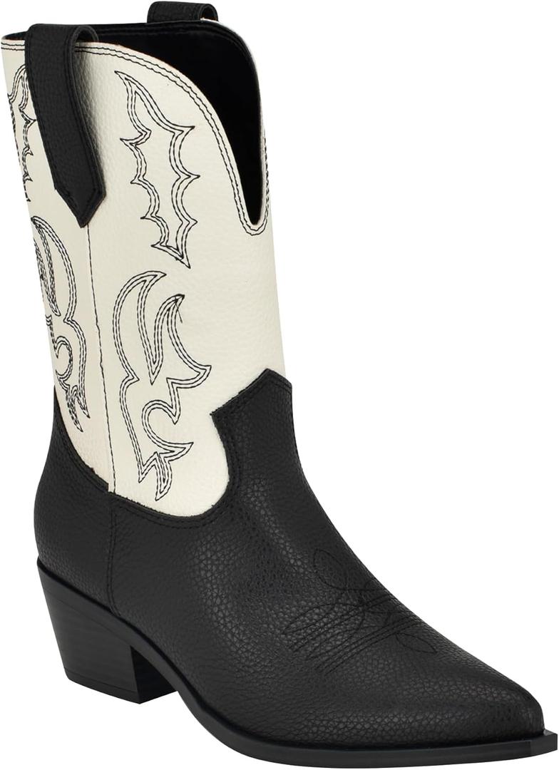 Nine West womens Yodown (10, Black/White 003)