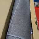 15ft Jute Hallway Runner Rug Non Slip Washable, Absorbent Laundry Rugs Laundry Room Runner, Rubber Backed Black Long Kitchen Carpet Runner