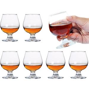 Glsairy Cute Shot Glasses Small Brandy Snifters Set of 6 | Cognac glasses | Port Glasses | Tequila Glasses(5 oz | 150ml)