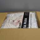 Area Rugs for Living Room Washable Living Room Rug Soft Neutral Indoor Floor Carpet Non-Slip Stain Resistant Modern Boho Rugs for Bedroom Dining Room Kids Room Nursery Office Home Dark Brown (6' x 9' (Rectangular))