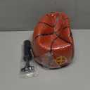 KUYOTQ Kids Toddler Youth Adult Size 3/4/5/6/7 Basketball 22/25.5/27.5/28.5/29.5" Thickened Rubber or Faux Leather Indoor Outdoor Basketball for Boys Girls Womens Mens Basket Ball Gifts (Brown-Soft Touch Faux Leather-With Pump)