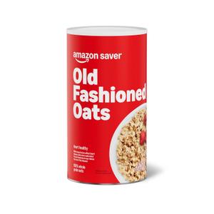 Amazon Saver, Whole Grain Old Fashioned Oats, 2.6 Lb (EXP 12/17/27)