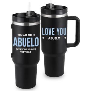 Abuelo Tumbler 40oz, Best Abuelo Gifts, Abuelo Mugs in Spanish, Abuelo Gifts from Grandchildren, Regalos Para Abuelo, Dia De Los Padres Gift for Abuelo, Abuelo Mugs for Birthday, Christmas, Gift Ready
